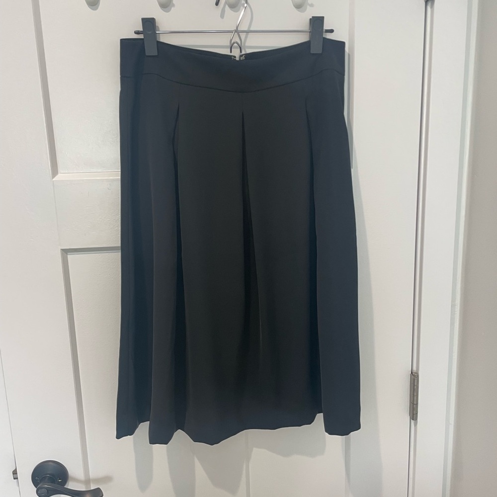 Black Pleated Skirt